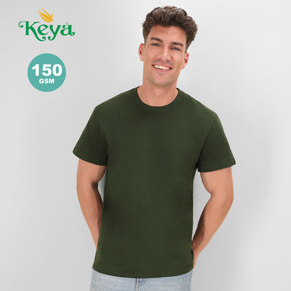 T-SHIRT adulto cotone girocollo manica corta - "KEYA" MC150